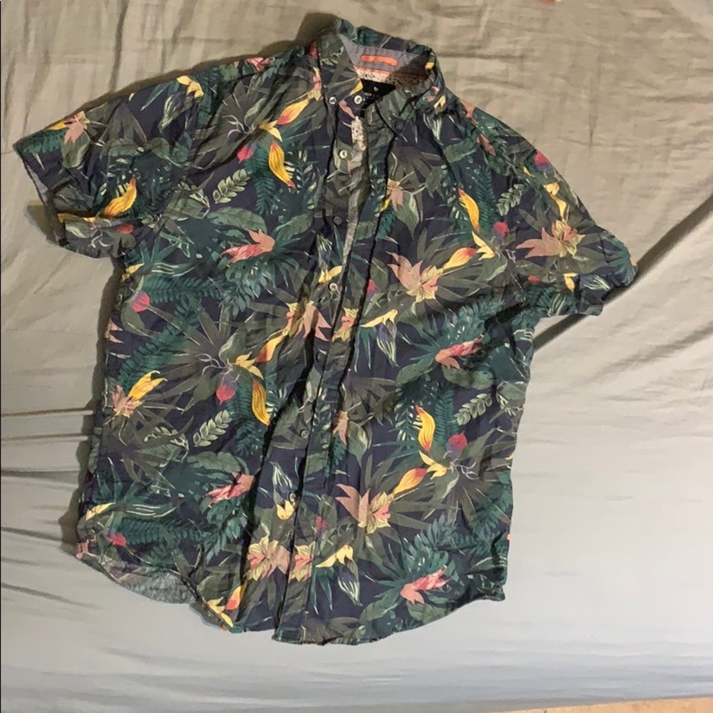 🔥🏝 Denim Flower Summertime Shirt 🔥🏝
